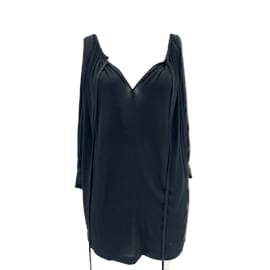 Givenchy-Camiseta GIVENCHY.fr 38 Viscosa-Negro