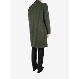 Msgm-Abrigo verde mezcla de lana - talla UK 10-Verde