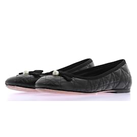 Dior-DIOR Ballerine T.Unione Europea 37 Leather-Nero