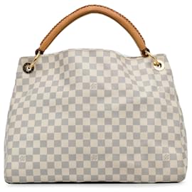 Louis Vuitton-Louis Vuitton Branco Damier Azur Artsy MM-Branco