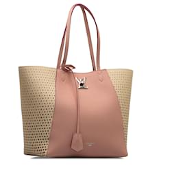 Louis Vuitton-Louis Vuitton rosa perforierte Lockme Cabas-Pink