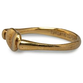 Tiffany & Co-Tiffany Gold Elsa Peretti 18K Bean Ring-Golden