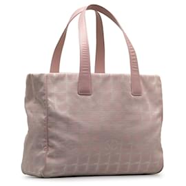 Chanel-Chanel Pink New Travel Line Tote-Pink