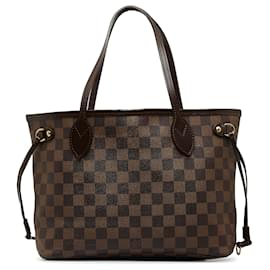 Louis Vuitton-Louis Vuitton Brown Damier Ebene Neverfull PM-Braun