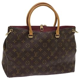 Louis Vuitton-LOUIS VUITTON Monogram Pallas Sac à main M40466 LV Auth ep3126-Monogramme