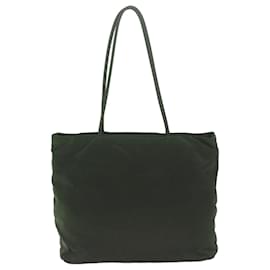 Prada-PRADA Shoulder Bag Nylon Khaki Auth 63894-Khaki