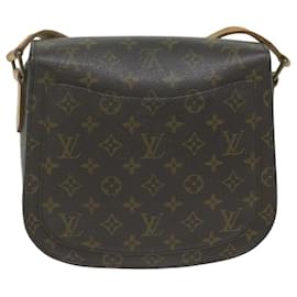Louis Vuitton-LOUIS VUITTON Monogram Saint Cloud GM bolsa de ombro M51242 LV Auth ep3059-Monograma