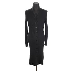 Jean Paul Gaultier Wollkleid Schwarz