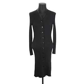 Jean Paul Gaultier-Robe en laine-Noir