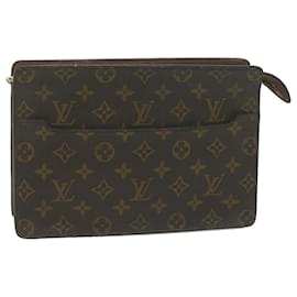 Louis Vuitton-LOUIS VUITTON Monogram Pochette Homme Clutch Bag M51795 LV Auth ep3033-Monogram