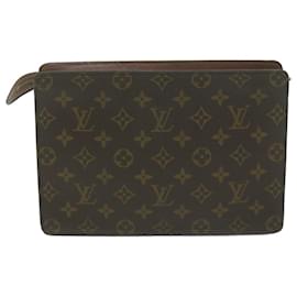 Louis Vuitton-LOUIS VUITTON Monogram Pochette Homme Clutch Bag M51795 LV Auth ep3033-Monogram