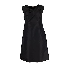 Abito Moschino in Seta con Fiocco Nero