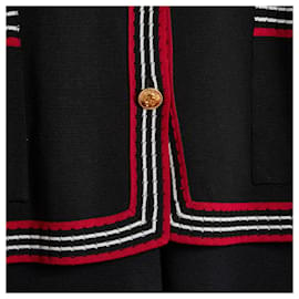 Gucci-Alessandro Michele Pre Fall 2019 Black silk Knit Set FR36 38-Black