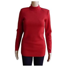 Yves Saint Laurent-Knitwear-Red