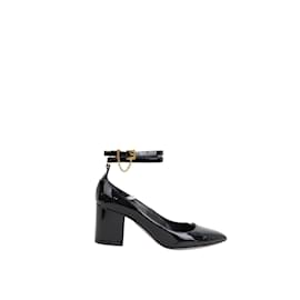 Valentino-patent leather heels-Black