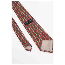 Céline-corbata de seda-Multicolor