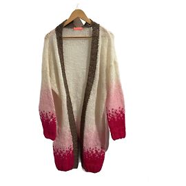 Autre Marque ROSE CARMINE Strickwaren T. International Einheitsgröße Wolle Pink