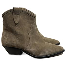 Isabel Marant-ISABEL MARANT Botines T.UE 38 ante-Caqui