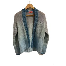Autre Marque ROSE CARMINE Strickwaren T. International Einheitsgröße Wolle Blau