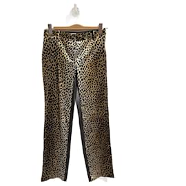 Dolce & Gabbana-DOLCE & GABBANA  Trousers T.it 42 silk-Beige