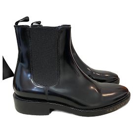 BALENCIAGA Ankle boots T.EU 39 Leather Black