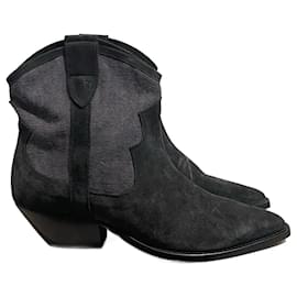 Isabel Marant-ISABEL MARANT Stivaletti T.Unione Europea 38 scamosciato-Nero