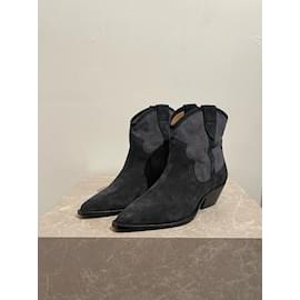 Isabel Marant-ISABEL MARANT  Ankle boots T.eu 38 Suede-Black