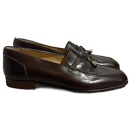 LANVIN Pantoletten & Clogs T.EU 37 Leder Braun