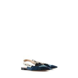 Dior-Dior salto T.eu 37 Couro-Azul marinho