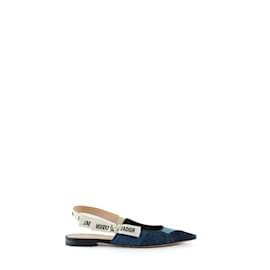 Dior-DIOR High Heels T.EU 37 Leder-Marineblau