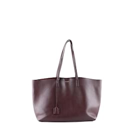 Saint Laurent-SAINT LAURENT  Handbags T.  leather-Dark red