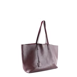 Saint Laurent-SAINT LAURENT  Handbags T.  leather-Dark red