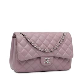 Chanel-CHANEL HandtaschenLeder-Lila