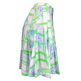 Marni-Marni Malva Multi 2023 Falda midi plisada con estampado floral-Multicolor