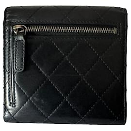 Chanel-Chanel Timeless Wallet-Black,Dark brown