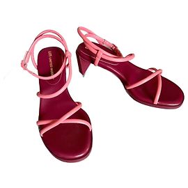 United Nude Sandali Tara Ka Mid T. 38 - Bordeaux e rosa - Nuovo - Modello SS 2024 Rosa Bordò