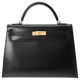 Hermès-Hermes Kelly 32-Negro