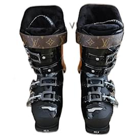 Louis Vuitton-Slalom ski boots Monogram-Noir