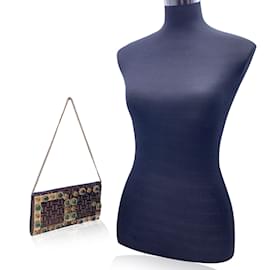 Dolce & Gabbana-Verzierte Abendtaschen-Clutch mit Kettenriemen-Mehrfarben