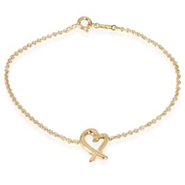 Tiffany & Co-TIFFANY & CO. Bracciale Paloma Picasso con cuore amoroso 18K oro giallo-Argento,Metallico