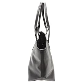 Balenciaga-Balenciaga BB Tote Bag in Black Leather-Black