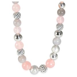 Collar David Yurman Elements en plata de ley con cierre de palanca Plata Metálico