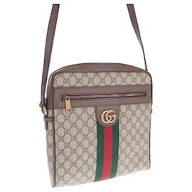 Gucci-Gucci GG Supreme Ophidia Messenger Bag Umhängetasche aus Canvas 547934 in guter Kondition-Andere