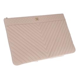 Autre Marque-Pochette Caviar Chevron A69251-Autre