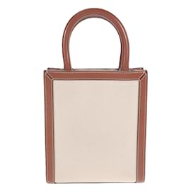 Céline-Celine Mini Vertical Cabas Tote Canvas Handbag 193302DCI.02NT in Good condition-Other