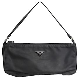Prada-Black Re-Nylon top handle mini bag-Black