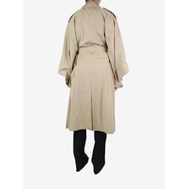 Bottega Veneta-Neutral belted trench coat - size UK 8-Other