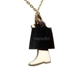 Hermès-Amulette Maroquinier Pendant Necklace-Other