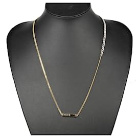 Autre Marque-Two Tone Chain Necklace-Other