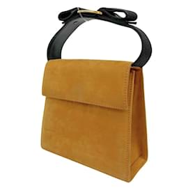 Autre Marque-Suede Vara Bow Handbag BC213104-Other